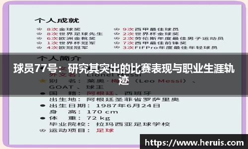 球员77号：研究其突出的比赛表现与职业生涯轨迹